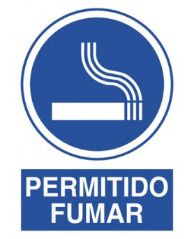 SEÑAL PERMITIDO FUMAR O27A5A